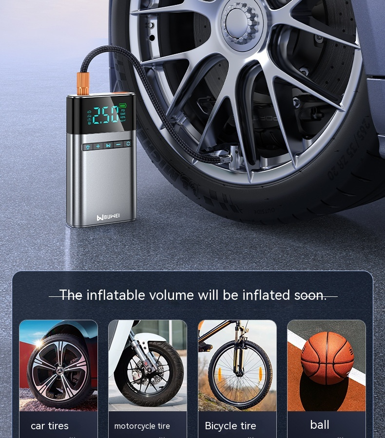 RoadReady jump starter and tire inflator, product photo 3