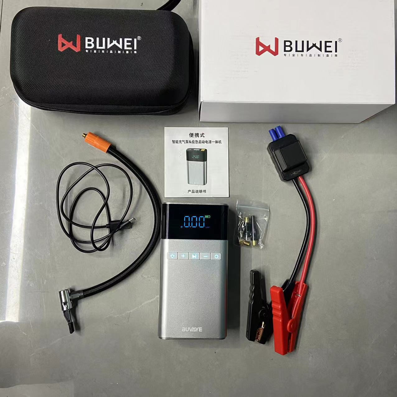 RoadReady jump starter and tire inflator, product photo 5